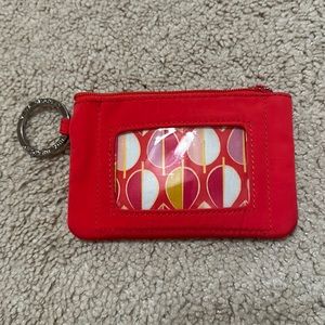 Vera Bradley zipper pouch/ card holder